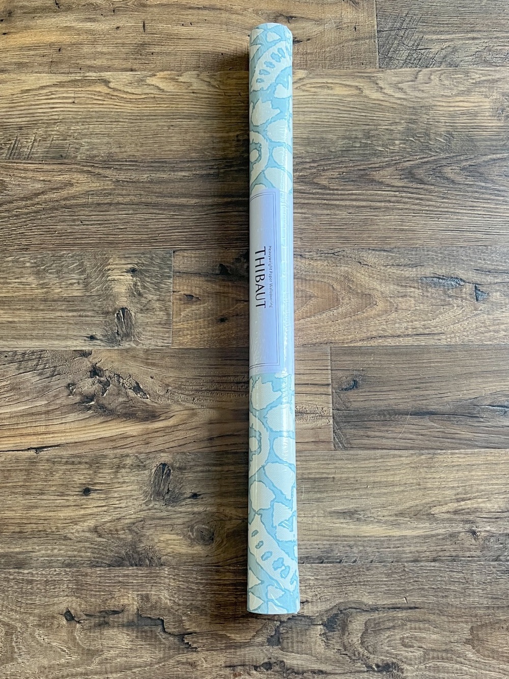 NWT ~ THIBAUT Wallpaper Chamomile T14320 Spa Blue 1 Double Roll Sealed